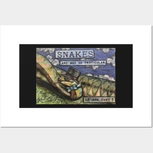 Simon the Satisfying Snake Posters and Art